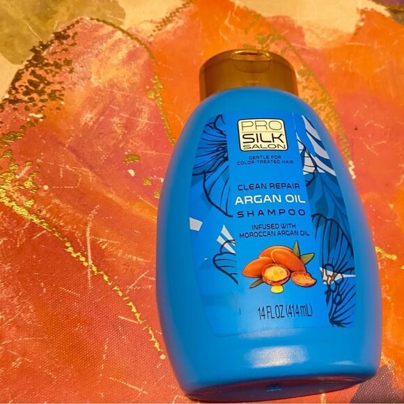 - 🎉Pro Silk Salon Clean repair Argan Oil Shampoo 14FLOZ(414ML) 💥 - Picture 4 of 9